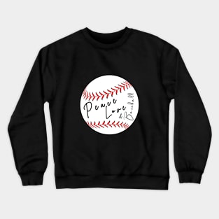 PLB - Signed Baseball Crewneck Sweatshirt